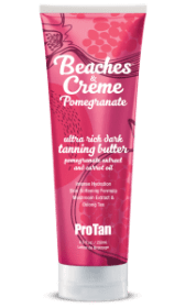 Pro Tan Beaches and Creme Pomegranate