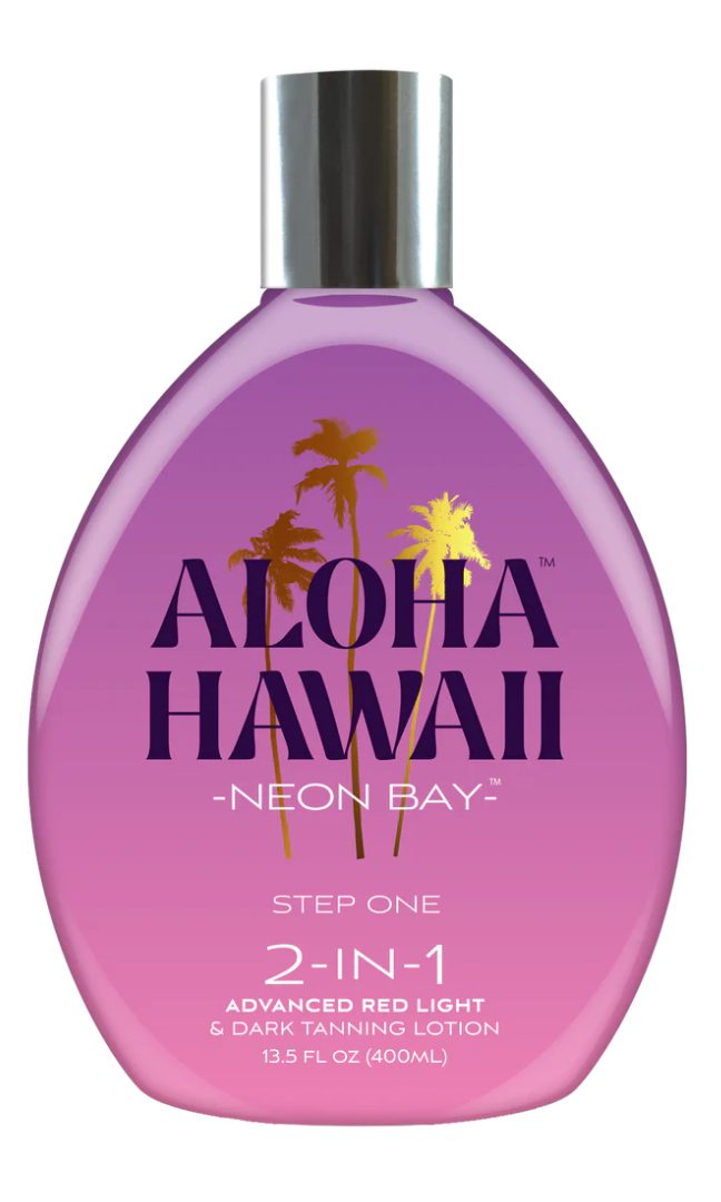 Tan Incorporated Aloha Hawaii Neon Bay