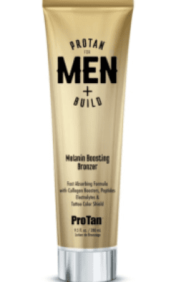 Pro Tan for Men + Build Melanin Boosting Bronzer