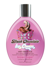 Tan Incorporated Double Dark Black Chocolate Ice Cream (cooling)