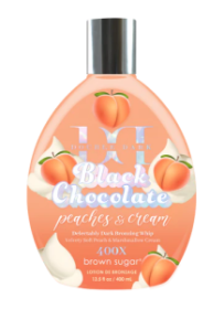 Tan Incorporated Double Dark Black Chocolate Peaches & Cream