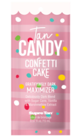 Supre Tan Candy Confetti Cake